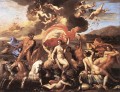 El triunfo de Neptuno, pintor clásico Nicolas Poussin